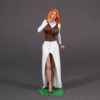 Painted Resin Figure of Woman (A1059 Z86B)