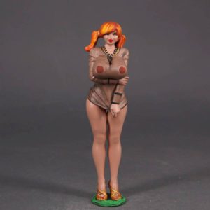 Painted Resin Figure of Woman (A1089 Z977)