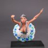 Painted Resin Figure of Woman (A11080 Z652)