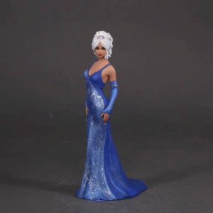 Painted Resin Figure of Woman (A11114 Z82)