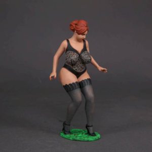 Painted Resin Figure of Woman (A11136 D2)