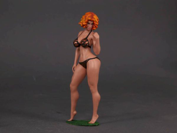Painted Resin Figure of Woman (A11139 X060)