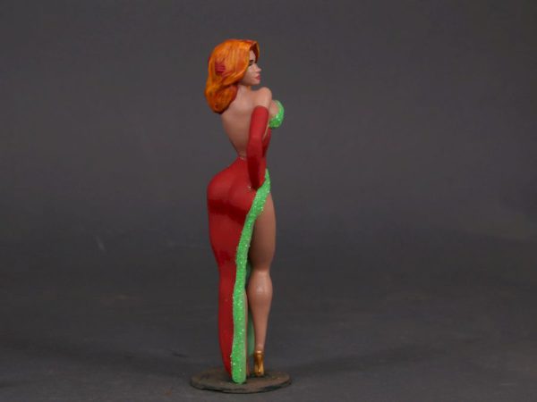 Painted Resin Figure of Woman (A11144 Z297)
