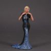 Painted Resin Figure of Woman (A11146 Z82A)