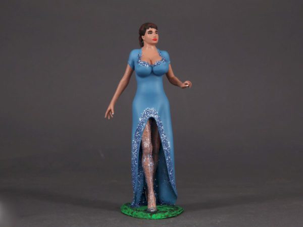 Painted Resin Figure of Woman (A11149 Z86D)
