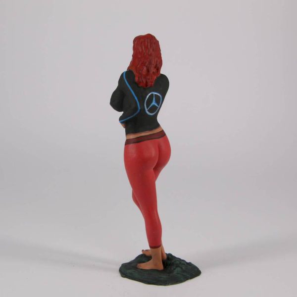 Painted Resin Figure of Woman (A11214 Z6)