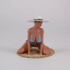 Painted Resin Figure of Woman (A11225 Z77)