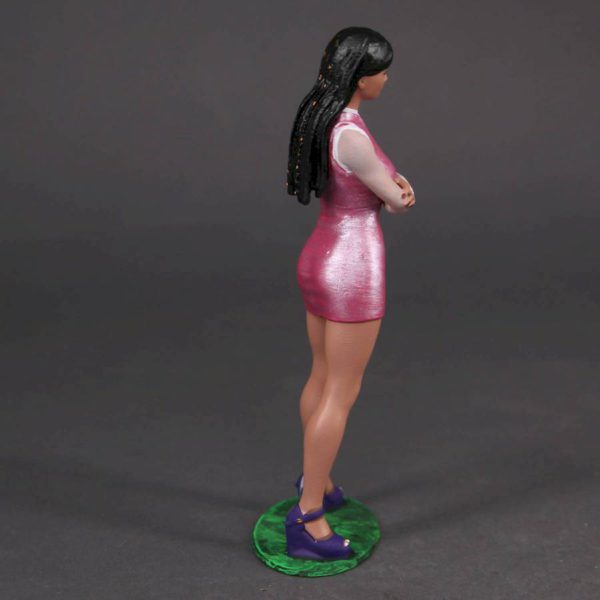 Painted Resin Figure of Woman (A1142 Z667)