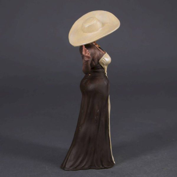 Painted Resin Figure of Woman (A1144 Z899)