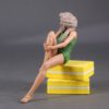 Painted Resin Figure of Woman (A1328 Z84)