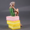 Painted Resin Figure of Woman (A1328 Z84)