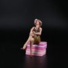 Painted Resin Figure of Woman (A8079 Z295)