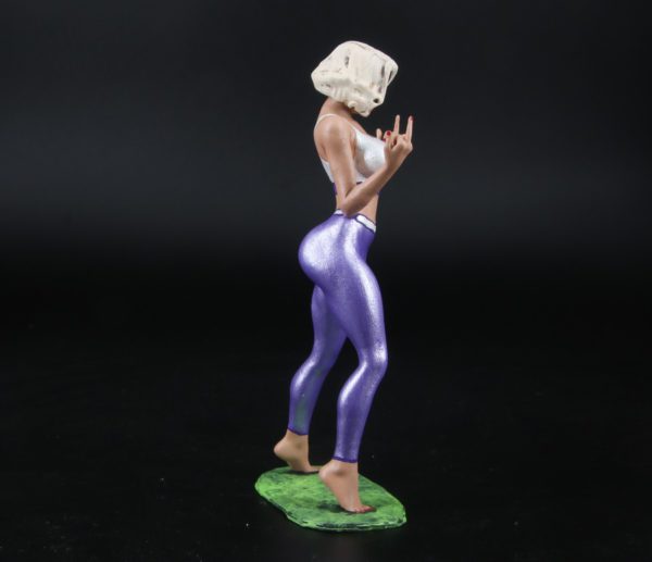 Bemalt Figur des Frau (A8173 Z136) Harz