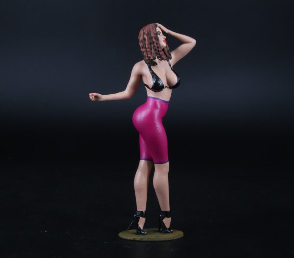 Painted Resin Figure of Woman (A8175 D75A)