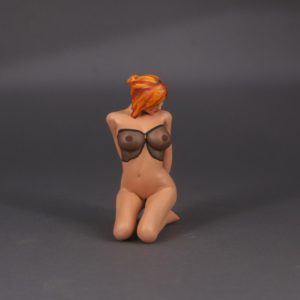 Painted Resin Figure of Woman (A8252 Z20)