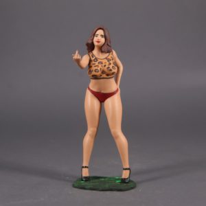 Painted Resin Figure of Woman (A8283 D21)