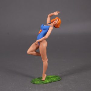Painted Resin Figure of Woman (A8504 Z250)