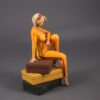 Painted Resin Figure of Woman (A8506 Z152)