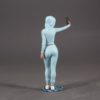 Painted Resin Figure of Woman (A8521 Z338)