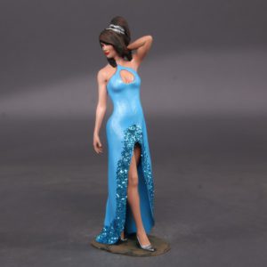 Painted Resin Figure of Woman (A8850 Z86)