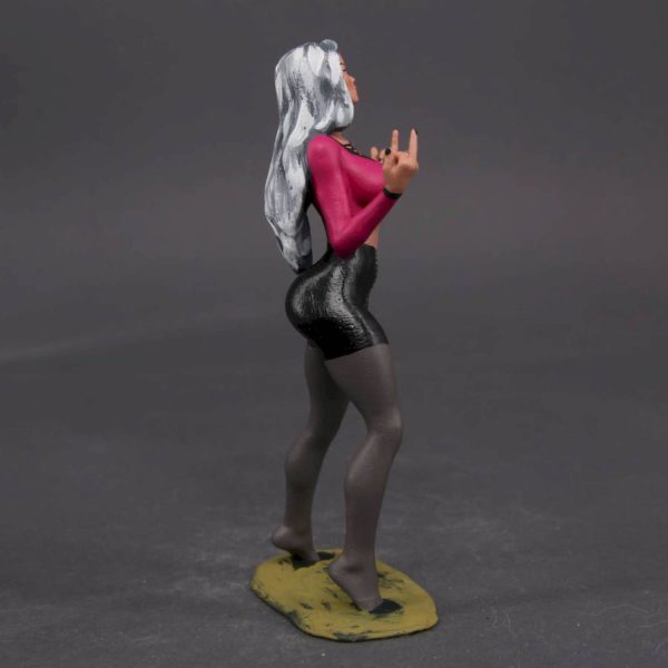 Painted Resin Figure of Woman (A9021 Z136)