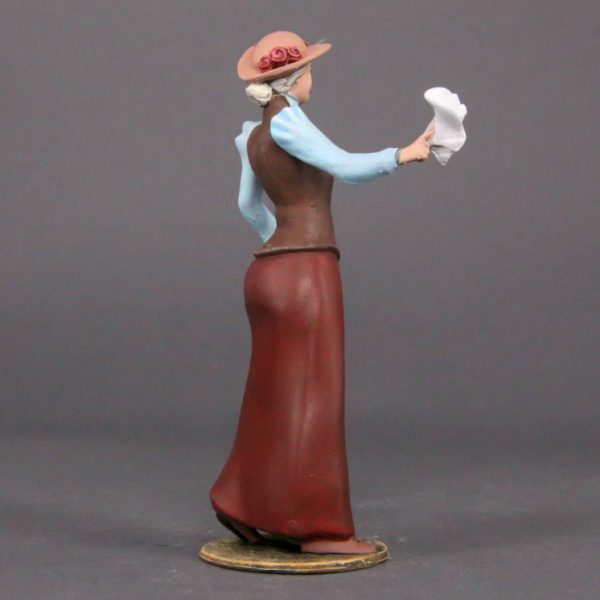 Painted Resin Figure of Woman (A9166 Z673)