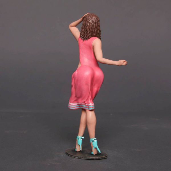 Painted Resin Figure of Woman (A9240 D75)