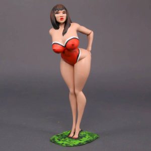 Painted Resin Figure of Woman (A9384 Z154)