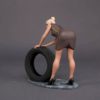 Painted Resin Figure of Woman (A9526 Z524)