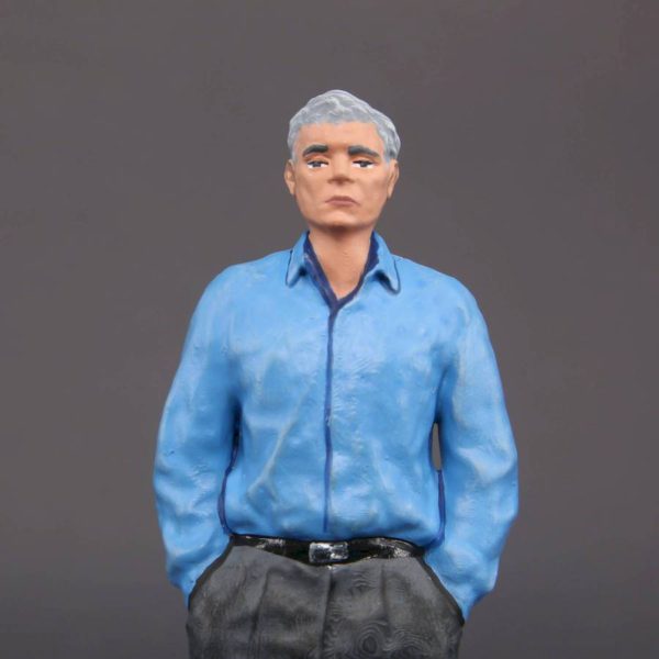 Painted Resin Figure of Man (A9531 Z448)