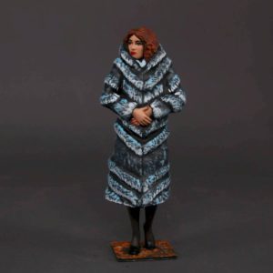 Painted Resin Figure of Woman (A9726 Z660)