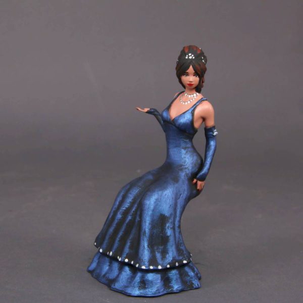 Painted Resin Figure of Woman (A9746 Z565)