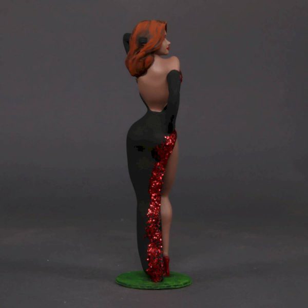 Painted Resin Figure of Woman (A9866 Z297)