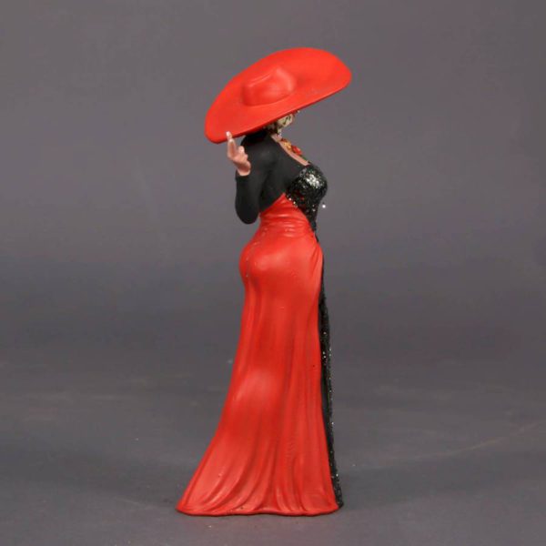 Painted Resin Figure of Woman (A9914 Z899)