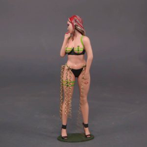 Painted Resin Figure of Woman (A9957 D120A)
