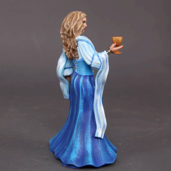 Painted Resin Figure of Woman (A9970 Z889)