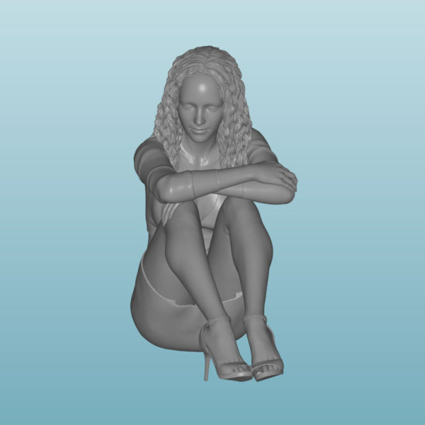 Woman Resin Figure (D150B)