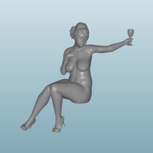 Nude Woman Resin Figure  18+ (D1A)