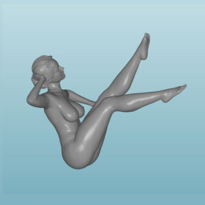 Figur Harz des Nackte Frau  (D91A)
