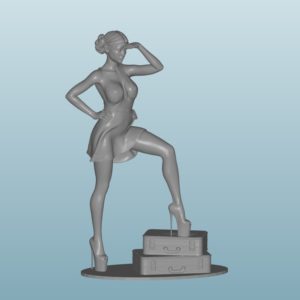 Figur Harz des Frau (X012)