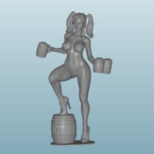 Figur Harz des Nackte Frau  (X029A)