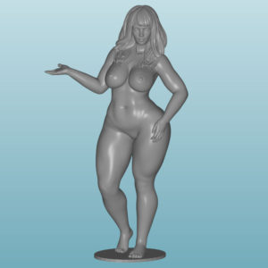 Figur Harz des Nackte Frau  (X068A)
