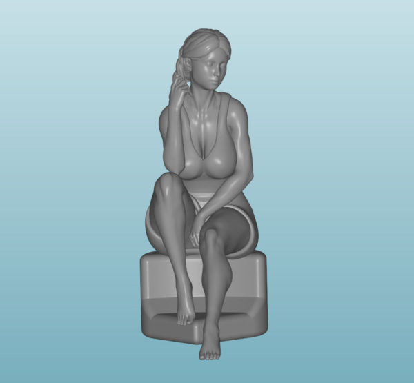 Woman Resin Figure (X070A)