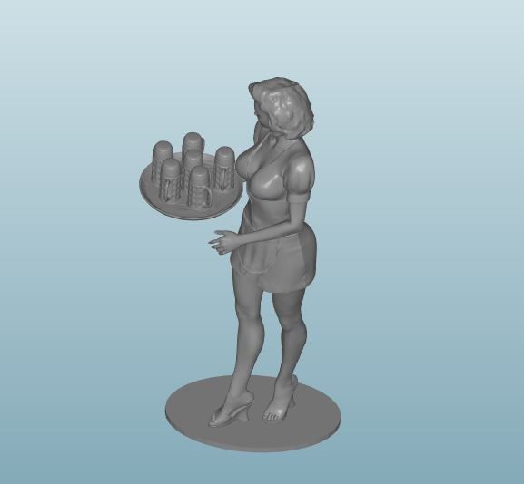 Figur Harz des Frau (Z123)