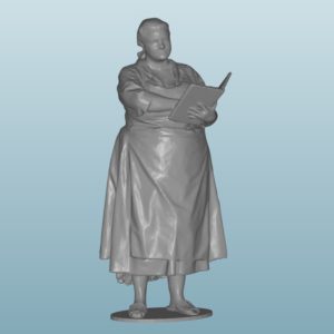 Figur Harz des Frau (Z681)