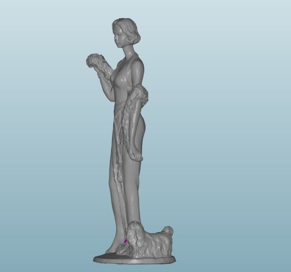 Figur Harz des Frau (Z89)