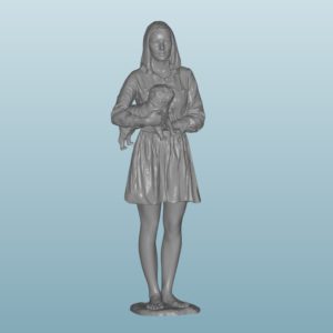 Figur Harz des Frau (Z975)