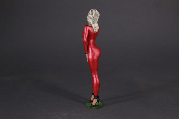 Painted Resin Figure of Woman (A11694 D120A)